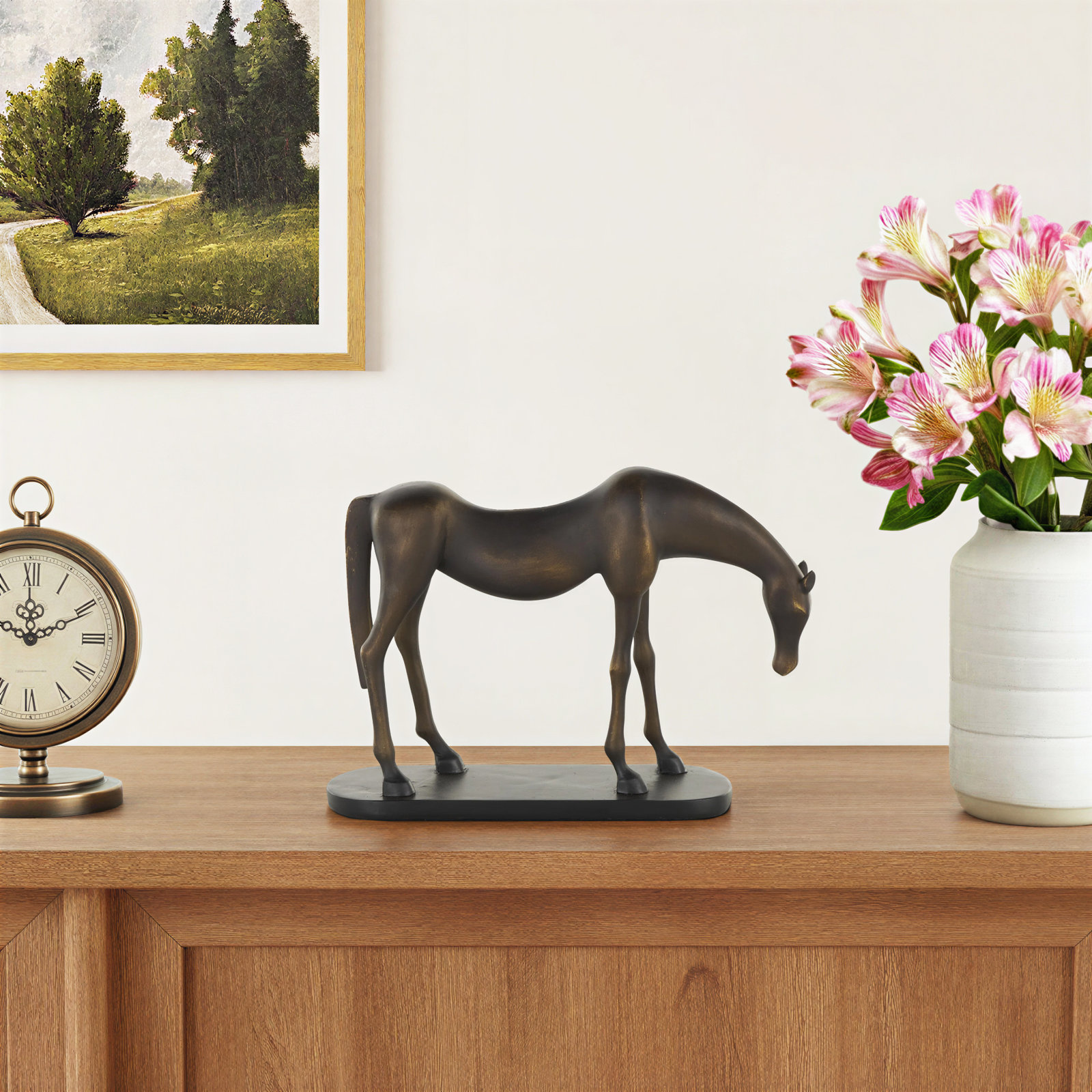 Polystone Horse Sculpture