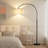 70'' Modern Arc Dimmable Floor Lamp with Remote Control for Living Room-72829694