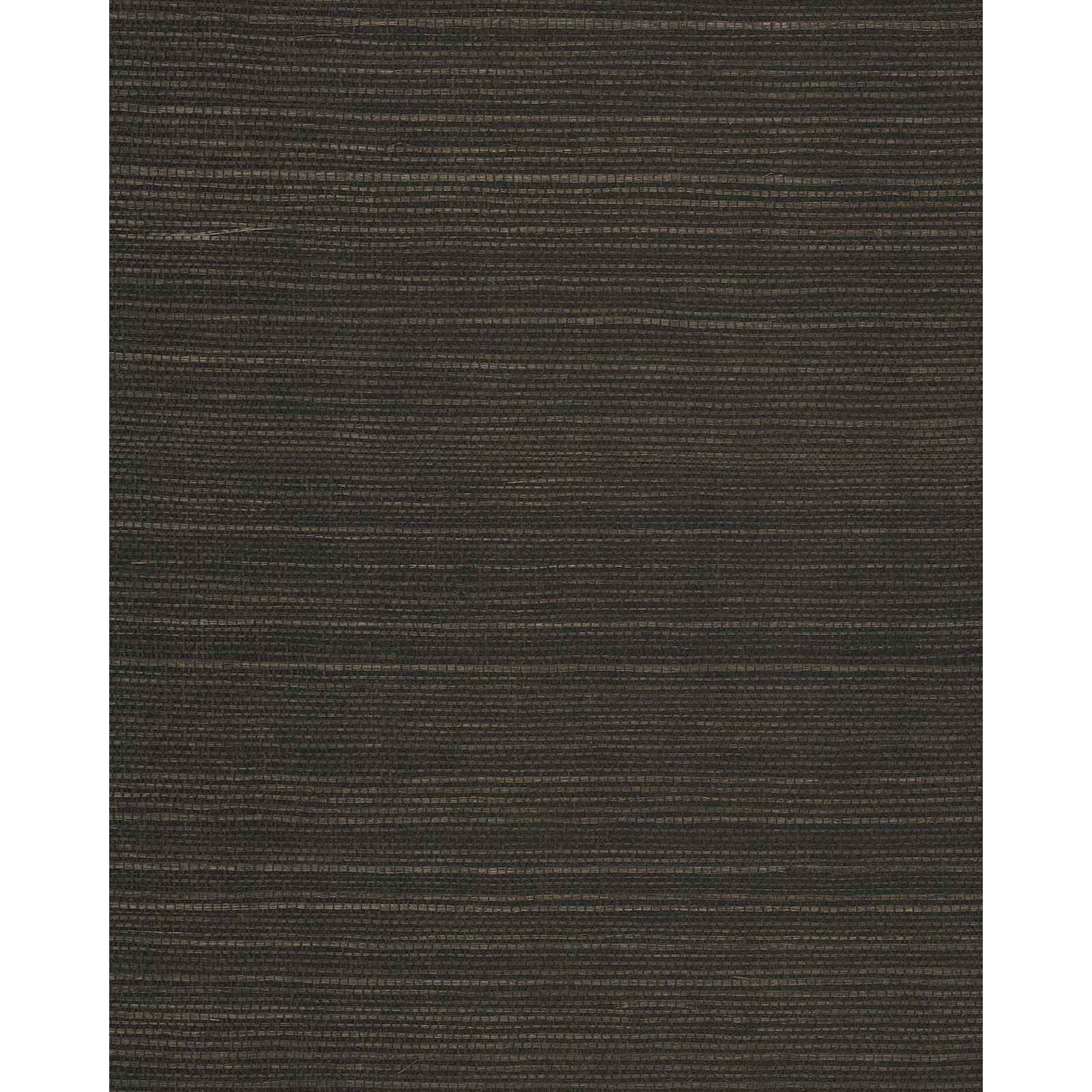 Natural Sisal Peel and Stick Grasscloth Wallpaper, Black