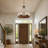 Temescal 6-Light Wood Dimmable Wagon Wheel Chandelier-2105555500