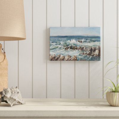 «Impasto Ocean View V», peinture sur toile