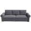 Canapé-lit Chesterfield, canapé-lit gigogne 93,7 po avec garniture cloutée-1634773077