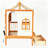 2 Drawers Full Size House Style Bed With Lighted Storage Shelves, Roof And Guardrails-2067062273-2074588003