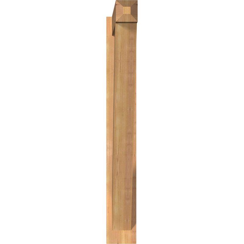 Artisan traditionnel en bois rustique, Cèdre rouge de l'Ouest l 5 1/2 po (lisse), P 38 po x H 42 po