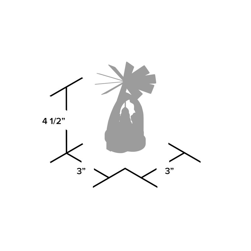 Mini pyramide bonhomme de neige Richard Glaesser