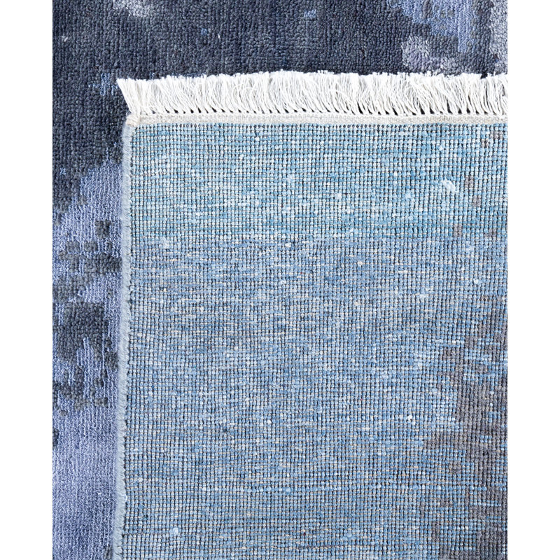 Overdyed One-of-a-Kind 9' 2" X 12' 1" Hand Knotted Area Rug
