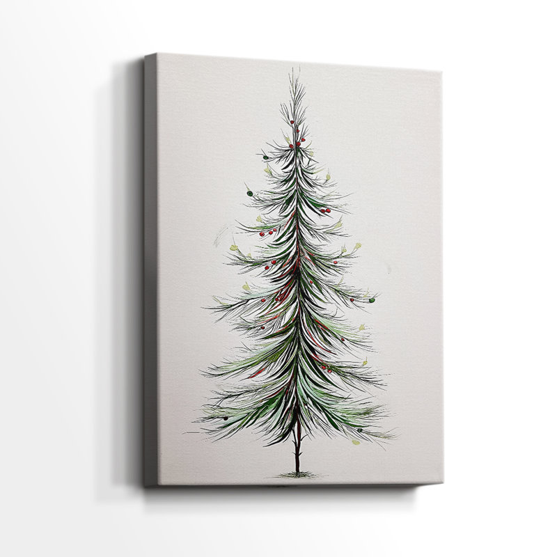 Night of Silver Blessing-Premium Gallery Wrapped Canvas, 18" H x 12" W