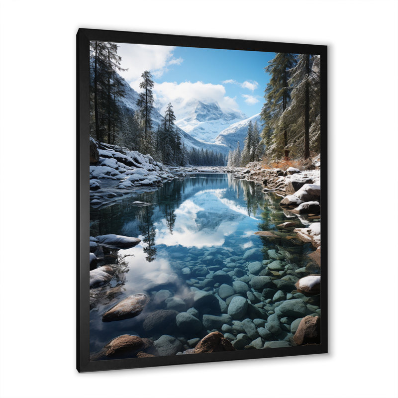 Impression sur toile Babette Canada Lake Louise Dream, H 20 po x l 12 po x P 1 po, Cadre photo noir