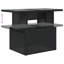  Ensemble de canapé de patio 6 pièces avec coussins en rotin de polyester noir