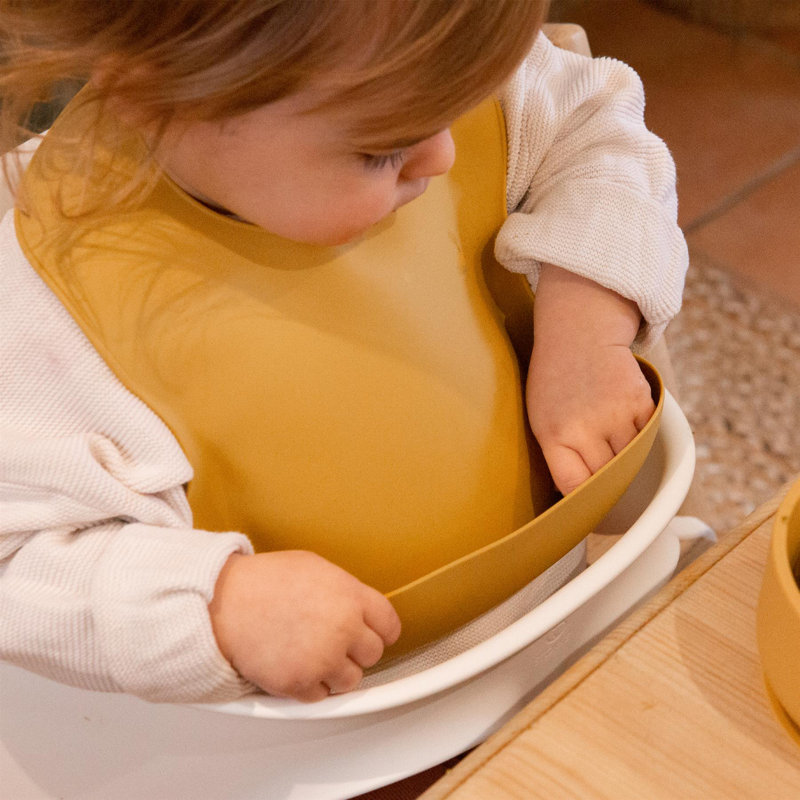 Solid Colour Bib Apron, Yellow