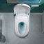 Toilette intelligente avec score de chasse de 1 000 g MaP, bouclier en mousse, chasse occultante, séchage à chaud, ouverture et fermeture automatique avec capteur de vagues, stérilisation à l'eau par UV, télécommande sans fil, désodorisation intelligente-120764172