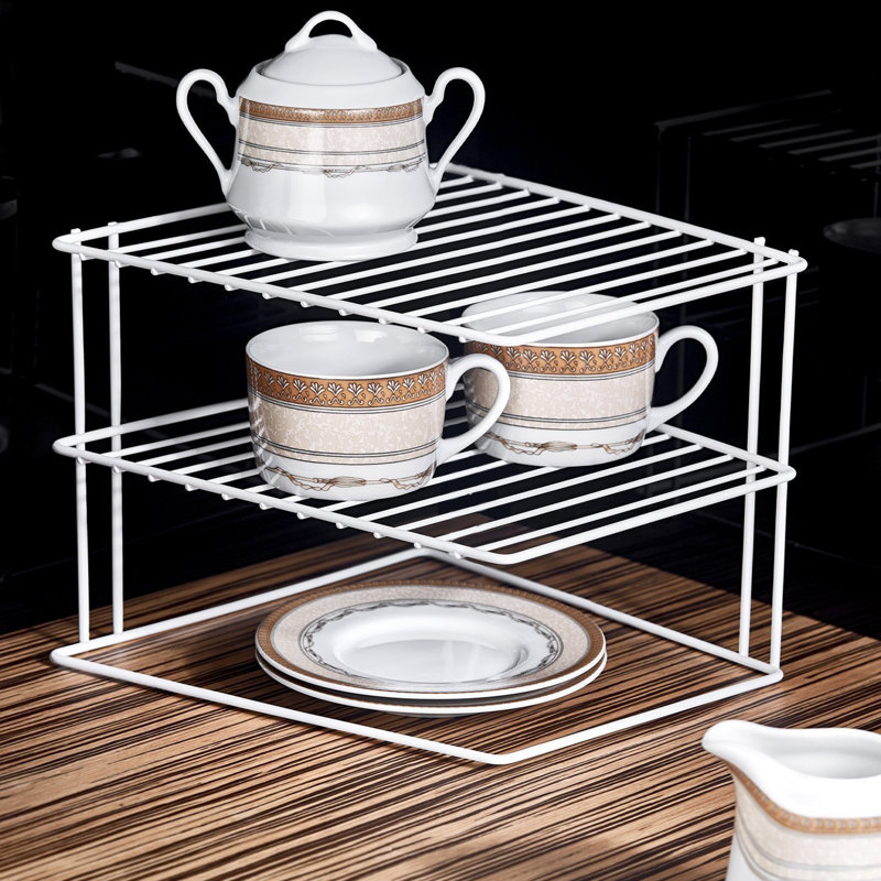 Korianna Cabinet Shelving Rack, White