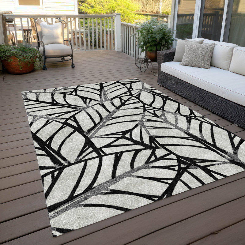 Tapis intérieur / extérieur Neysa, Rectangle 9 pi x 12 pi