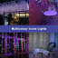 240 Multi Colour LED Icicle Christmas Lights with 8 Lighting Modes, Auto Timer and Memory Function