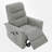 Swivel Rocker Recliner With Massage Function, Upholstered Nursery Recliner Chair With Side Pocket-985954468