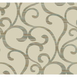 Dazzling Dimensions Damask Metallic Wallpaper Double Roll