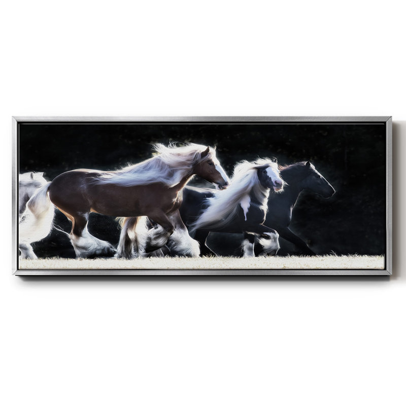 Horse Motion X- Framed Canvas
