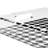 Houndstooth Black White Acrylic Rectangle Decorative Tray-121429554