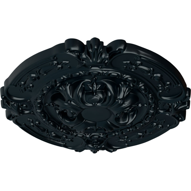 Médaillon de plafond Endurathane Southampton, DE 16 3/8 po x P 1 3/4 po (convient aux auvents jusqu'à 2 3/4 po), Belladone
