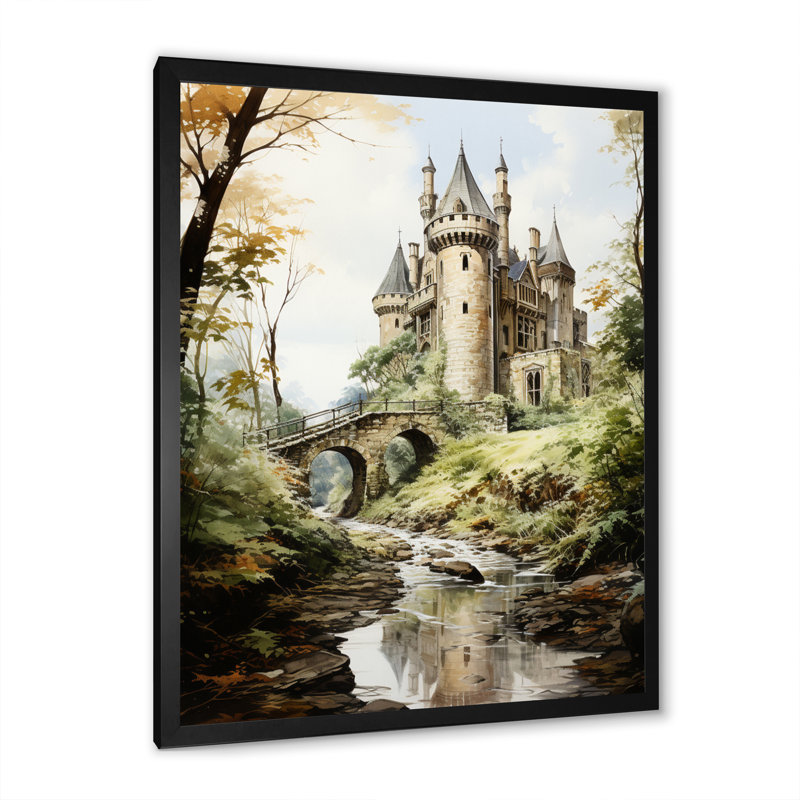 «England England Castleengland Landscape - Cityscapes», reproduction d'art sur toile, H 20 po x l 12 po x P 1 po