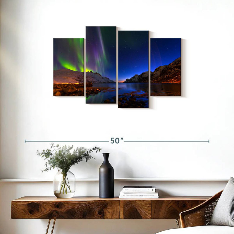 Alvord Northern Lights In Tromso, 22" H x 36" W