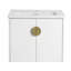Meuble-lavabo à fermeture en douceur avec lavabo Elegantly Design