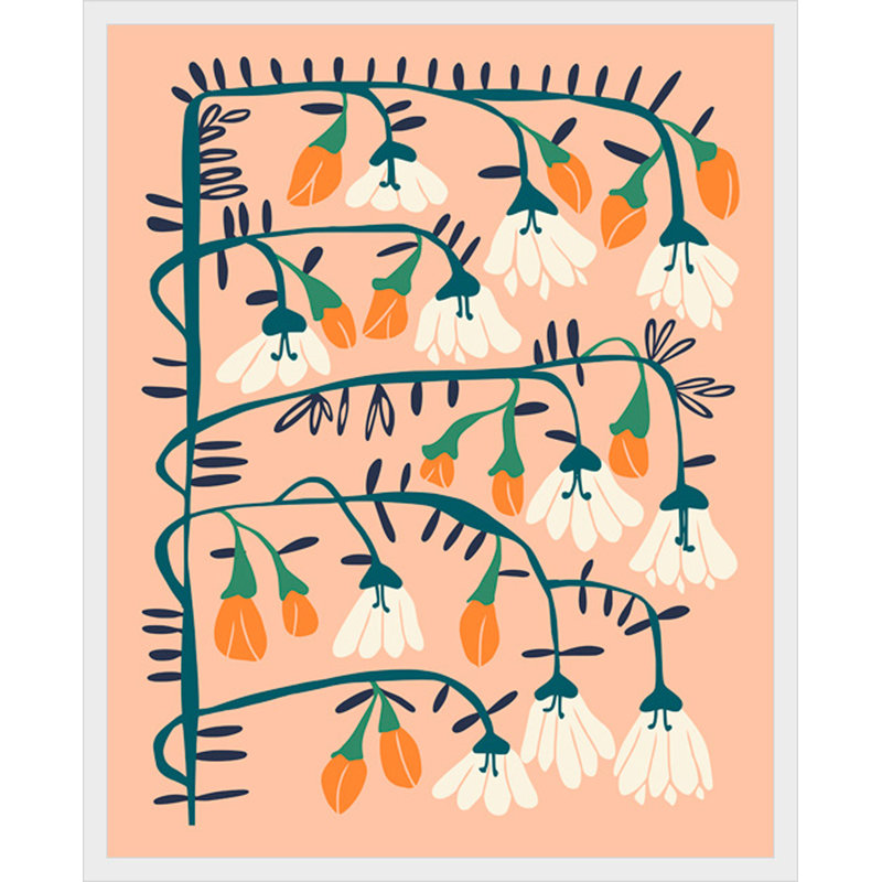 Matisse Expression, pureté, pêche et duvet, H 25,75 po x l 21,75 po