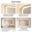 Miroir de salle de bain 24 po x 32 po Mango Tile
