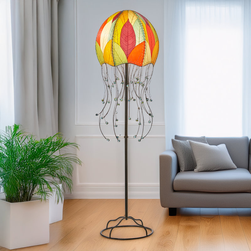 Dobbin 64'' Novelty Floor Lamp - Red/Green/Orange
