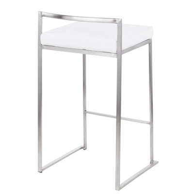 Ensemble de 3 tabourets de comptoir en velours 31 po Contemporary