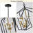 12-Light Farmhouse Industrial Chandelier Hanging Pendant Light For High Ceiling Entryway Foyer Living Room With Adjustable Height And Dimmable Functionality-949291094
