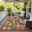 Machine Washable Indoor/Outdoor Chantille ACN2501 Squares Rug-100369950-100369944