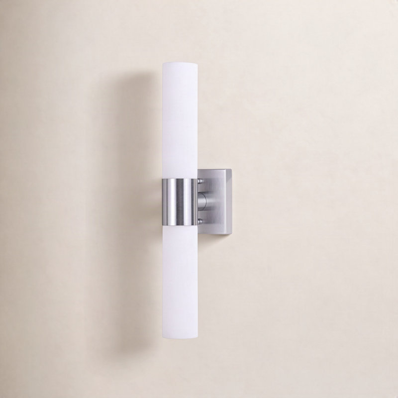 Cailum 2-Light Dimmable Vanity Light, Brushed Nickel