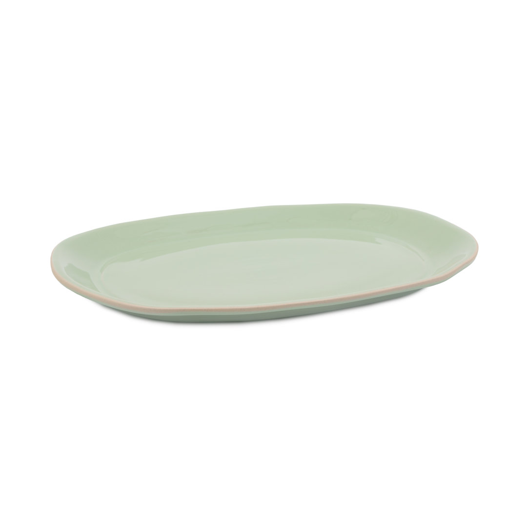 Rackhams Green Big Love Feast Platter, Stoneware, 40X32cm - Stoneware - Serving Platter - Image 4