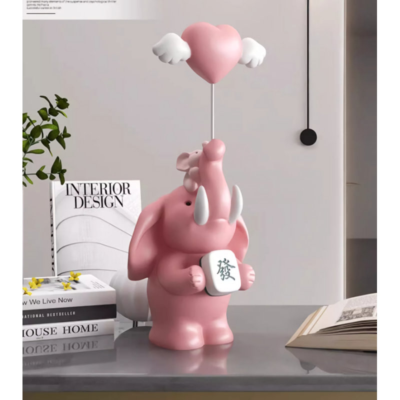 Dempsie Figurines & Sculptures, Pink