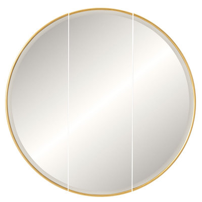 Mercer Round Beveled Mirror