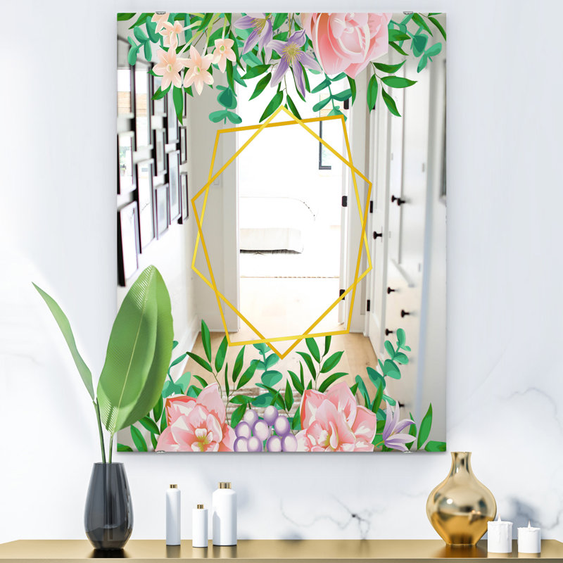 Miroir d'appoint Efflorescent, H 24 po x l 32 po