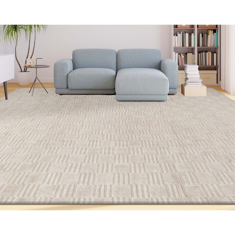 Wool Geometric Area Rug