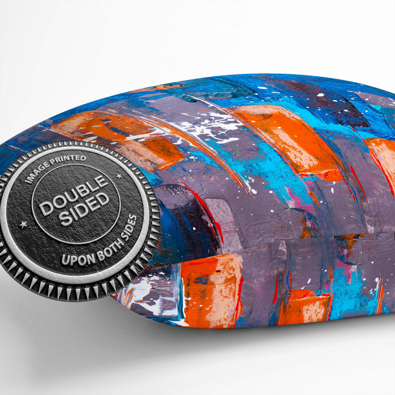 Abstract Square Throw Cushion, 40 x 40 cm