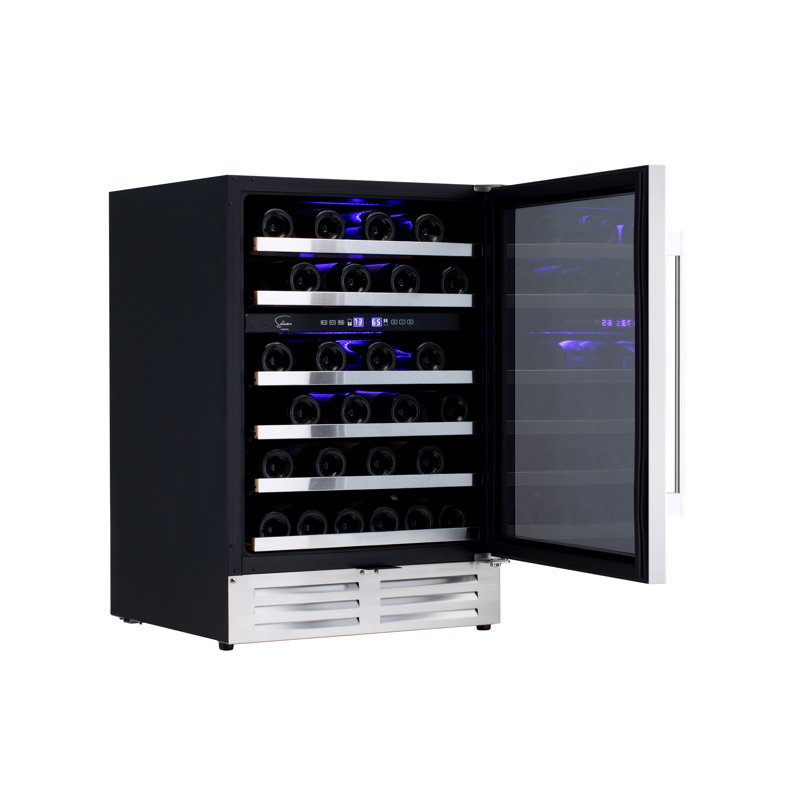 Sollevare Dual Zone 23.4'' 46 Bottle Wine Refrigerator