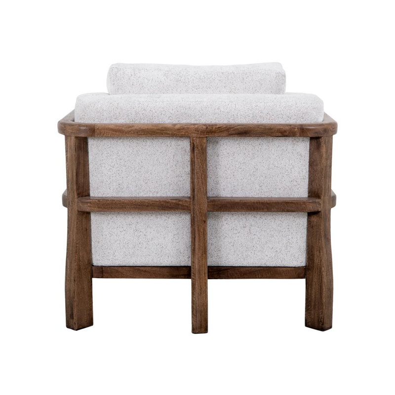 Structure et base en bois, fauteuil