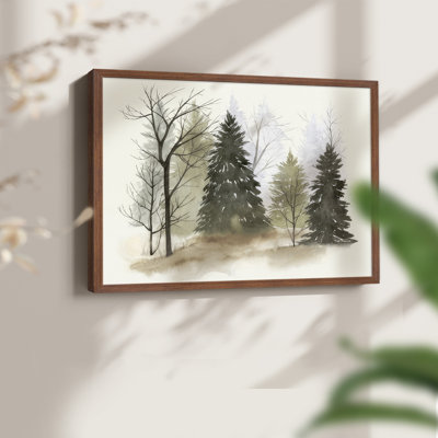«In the Mist II», reproduction encadrée