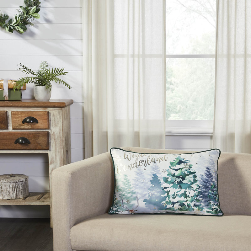 Festive Finds Cotton Throw Pillow