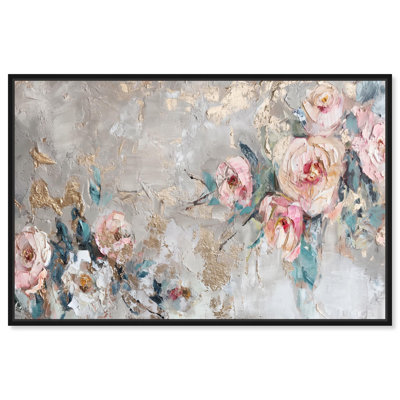 Fleur de ruine I, art floral sur toile par Art Remedy