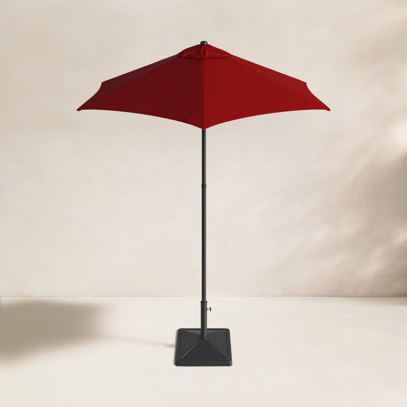 Parasol de marché 7,5 pi Toscana, Rouge brique