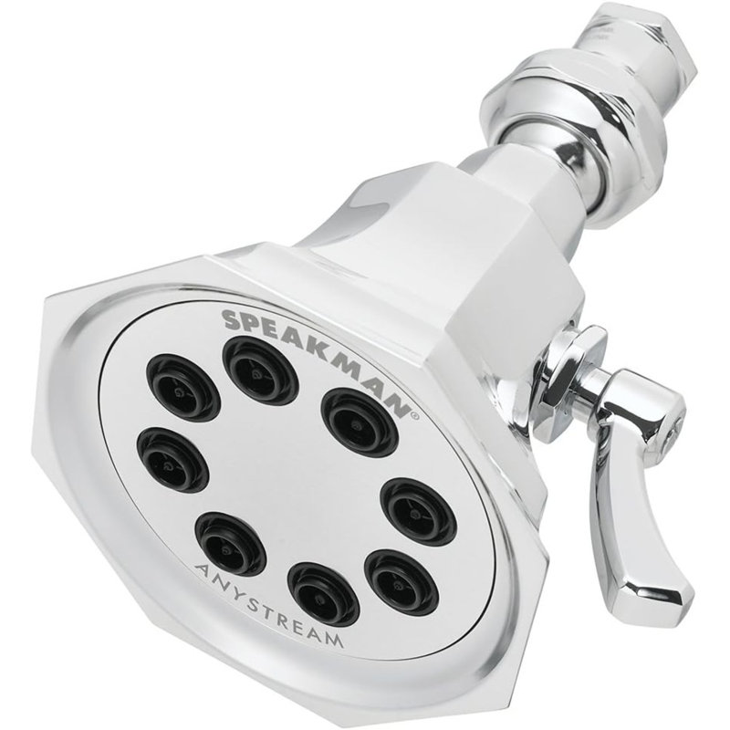 Pomme de douche réglable Vintage 2.0 GPM
