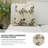 Fabdivine Artistic Handmade Block Print Throw Pillow Cover- Gulab-110562787