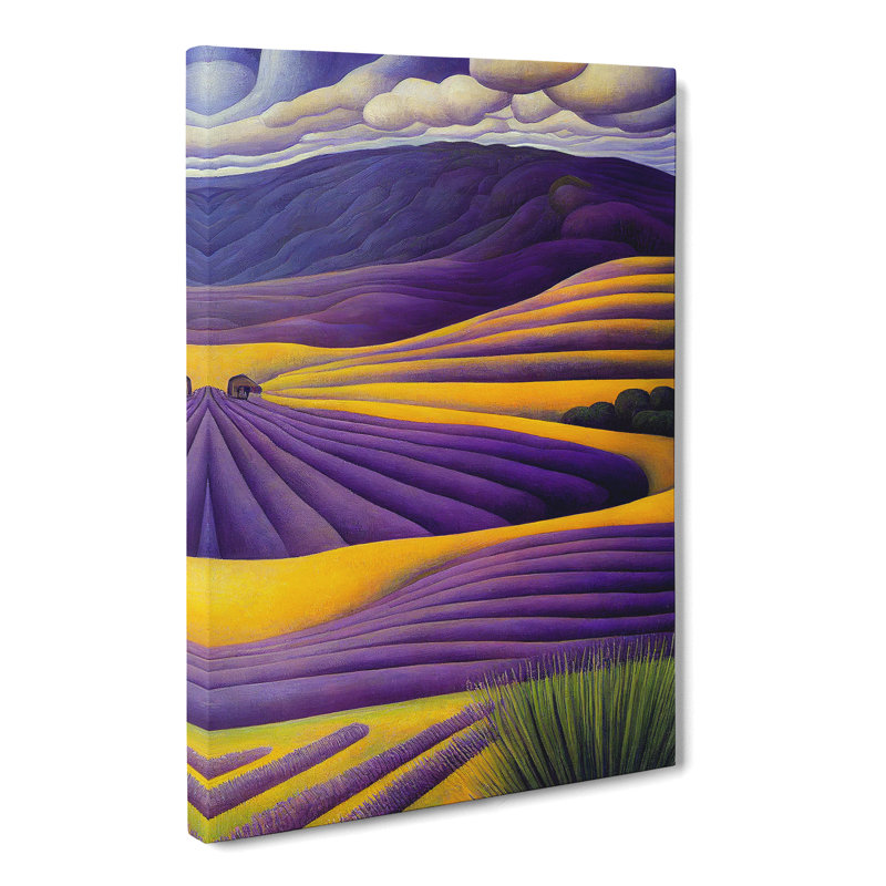 Lavender Field Vol.5 - Wrapped Canvas, 60cm H x 40cm W x 3cm D