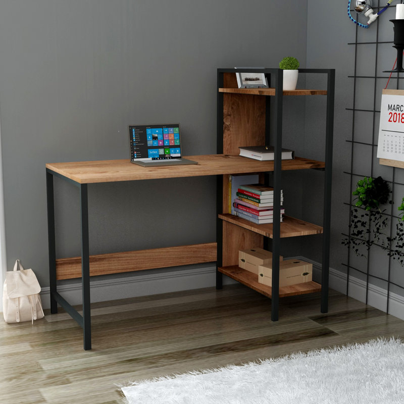 Metal Base Computer Desk
