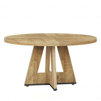Table de salle à manger ronde moderne, table de salle à manger, table de cuisine à domicile (table de salle à manger seulement)